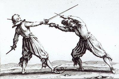 Ein Duell von Jacques Callot